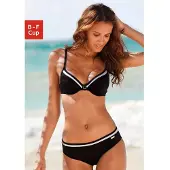 LASCANA Bikini sort / hvid