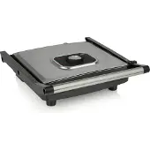 Tristar GR-2858 Elektrisk kontaktgrill med non-stick belægning, pilotlys sort, sølv (GR-2858)