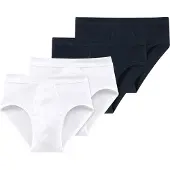 Schiesser Slip mørkeblå / hvid