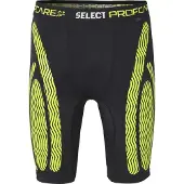 Select Profcare Compression Shorts - Sort/neon/volt, størrelse Small