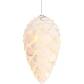 Sirius Home Sirius Celina kogle - hvid - H 12 cm