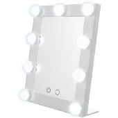 24hShop Make-up-spejl med LED-lys og touch-kontrol