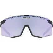 Uvex pace stage CV, Multisport briller, Unisex, Uden kant, Sort, Lyserød
