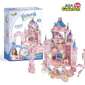 Cubic FUN cubicfun 3D-puslespil Prinsesse Hemmelig Have 92 brikker E1623H