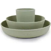 Filibabba Silicone dinner set - Green