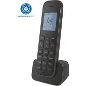 Telekom Deutsche Sinus 207 pack - Ekstra trådløst håndsæt med opkalds-ID - DECT\GAP - sort