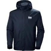 Helly Hansen Seven J, regnjakke, herre, mørkeblå