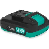 Vonroc 20V Akku - Batteri 2.0Ah med USB-C Powerbank Funktion