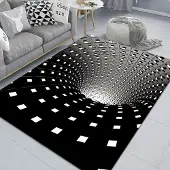 24.Se Gulvtæppe Afgrund 160 cm - illusion art