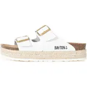 Bayton Pantoletter 'Alcee' beige / guld / sort / hvid