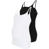Lindex Maternity Overdel sort / hvid