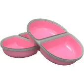Sure Petcare Split Feeder skål, pink 2 stk