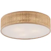 QAZQA Orientalsk Rattan Loftslampe 38 cm - Trammy