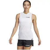 Adidas - Trail running tøj dame - Xperior Tank W White til Unisex - Størrelse S - Hvid