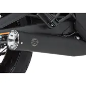 Falcon Double Groove Udstødning VULCAN S 16- M. KAT,SORT