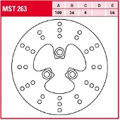 TRW Mst263 Bremse Skive