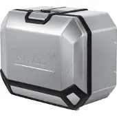 Shad Sidekuffert Terra Aluminium 47L Sølv, venstre brun
