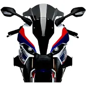 Puig Downforce Winglet Sidespoiler S 1000 RR ÅRG.19-SORT