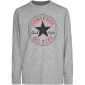 Converse Shirts grå-meleret / rød / sort