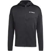 Adidas Funktionsfleecejakke 'Xperior' sort / hvid