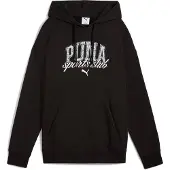 Puma CLASS Relaxed Hoodie Women, Clothing, Black, S