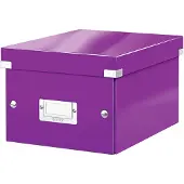 Leitz Click & Store - Opbevaringsboks - for A5 (148 x 210 mm) - metal-purpur