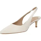 Ralph Lauren Slingpumps 'LOLAH II' hvid