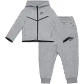 Nike Kids Joggingdragt 'TECH FLEECE' antracit / lysegrå / sort