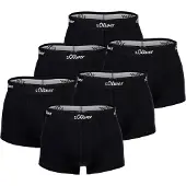 s.Oliver Boksershorts sort / hvid