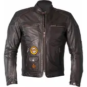 Helstons Tracker Natural Læderjakke Sort 2XL