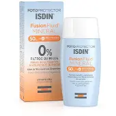 Isdin Fusion Fluid Mineral Photoprotector 0% Chemical Filters SPF50+ 50ml