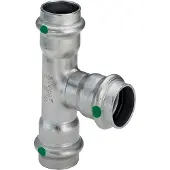 Viega Inox tee 15 mm INOX, rustfri stål, SC-Contur