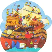 Djeco Puslespil - 54 Brikker - Barbarossas Skib - - OneSize - Puslespil