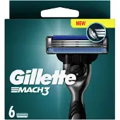Gillette Mach3 Base - 6 stk.