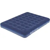 Trigano - Madras - Matelas Velours Pompe Intégrée 2p til Unisex - Blå