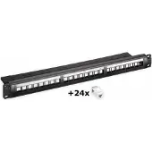 Goobay 95336, IEEE 802.3, IEEE 802.3ab, IEEE 802.3u, 10/100/1000Base-T(X), RJ-45, Cat6, U/UTP (UTP), Sort