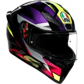 AGV K1 S Fastlap Integralhjelm Sort/Pink/Lilla XS