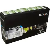 Lexmark Tonerkassette cyan 6.000 sider return C734A1CG Modsvarer: N/A