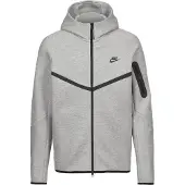 Nike Hættetrøje Tech Fleece FZ Windrunner - Grå/Sort, størrelse Large