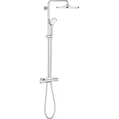 GROHE Euphoria 310 brusesystem med termostat til væg, krom