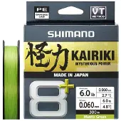 Shimano Fishing Line Kairiki 8+ Flettet Fiskesnøre 300 M