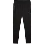 Puma Træningsbukser teamCUP - Sort/Silver/Mørk grå, størrelse Medium