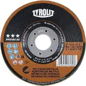 Tyrolit Skrubskive forsat PREMIUM 125X7X22,23 ALU - (10 stk.)