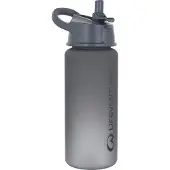 Lifeventure Flip-Top Water Bottle, grå