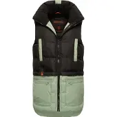 MARIKOO Vest 'Kiraraa' mint / sort