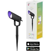Hombli HBSL-0100, Intelligent lysspot, Bluetooth, Sort, Aluminium, Flere, 2700 K