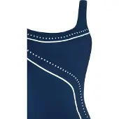 Sunmarin Badedragt navy / hvid