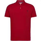 U.S. POLO ASSN. Skjorte 'UMALFRED' marin / blodrød