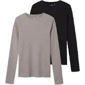 TWO SOON Bluser & t-shirts grå / sort