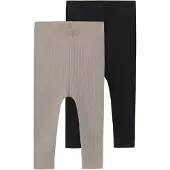 TWO SOON Leggings greige / sort